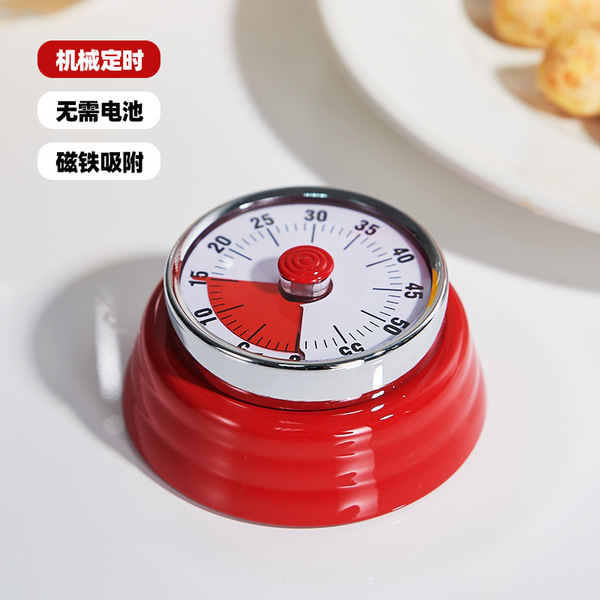 Cross -border metal round timer Time visual digital dial mechanical…