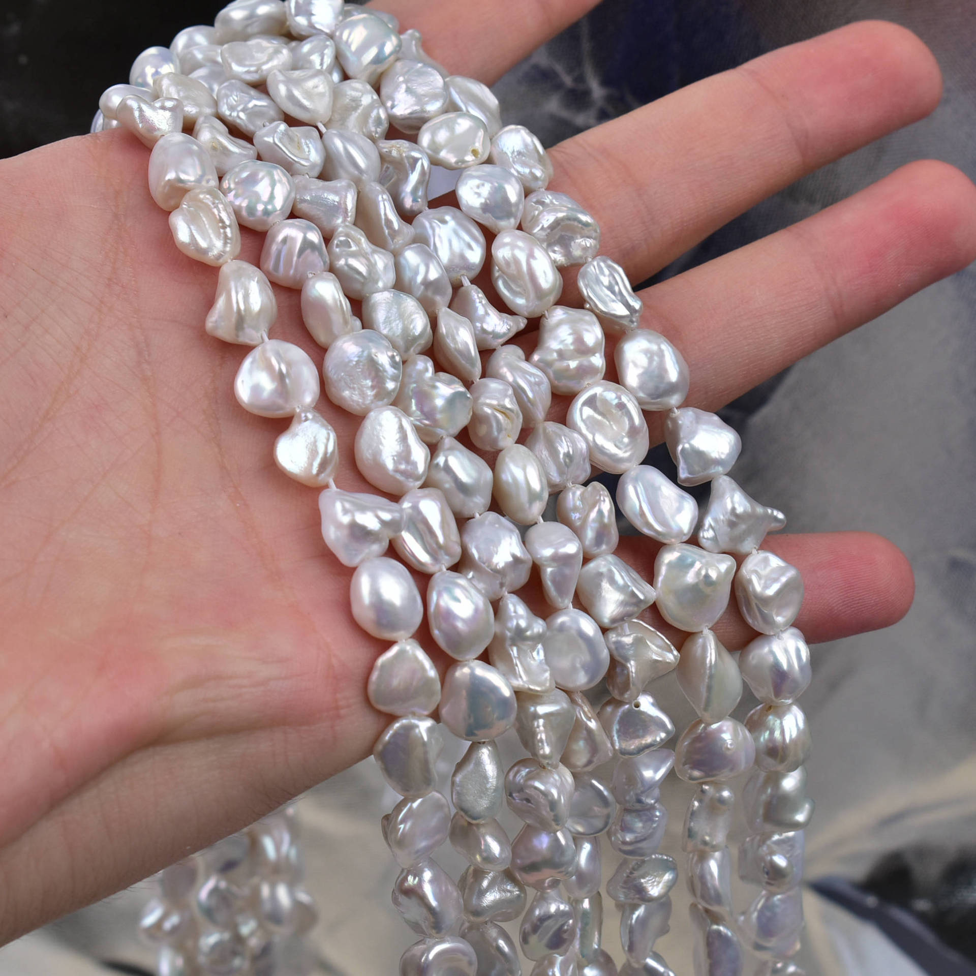 Organic regenerated beads from pearl