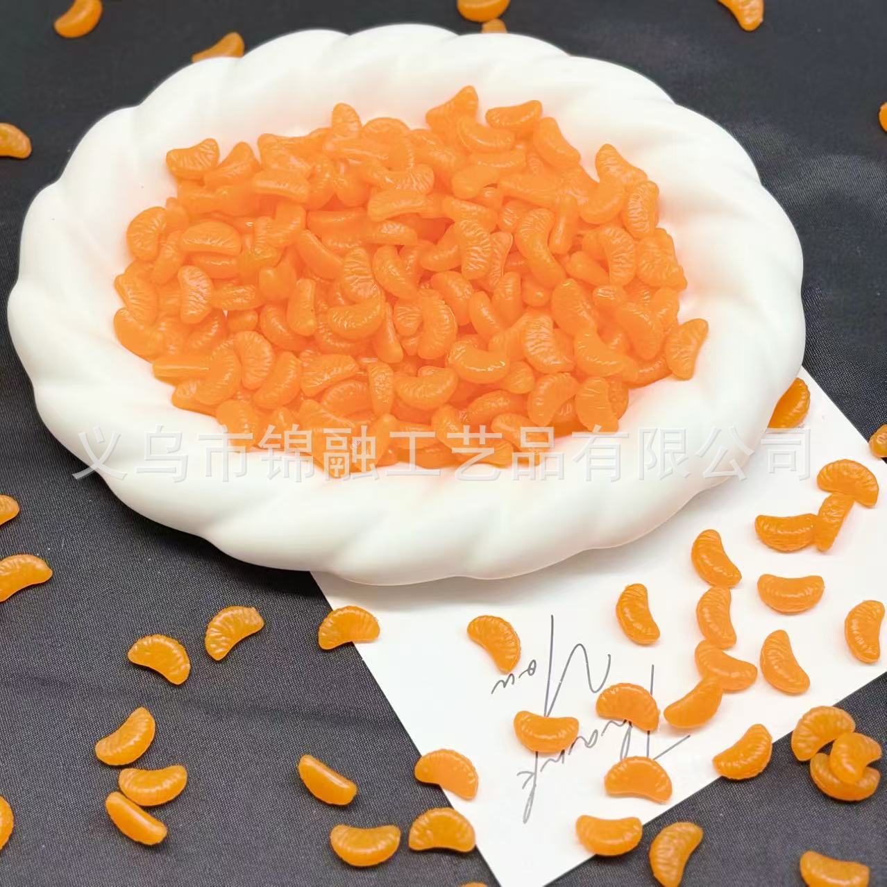Small Artificial Mini Fudge Model Fruit Fudge Candy Pills Pvc Cherry Orange Strawberry Jewelry Accessories