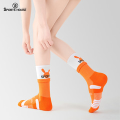 Sport'sHouse運動之家女中筒秋冬假兩筒防滑多功能休閒運動潮襪子