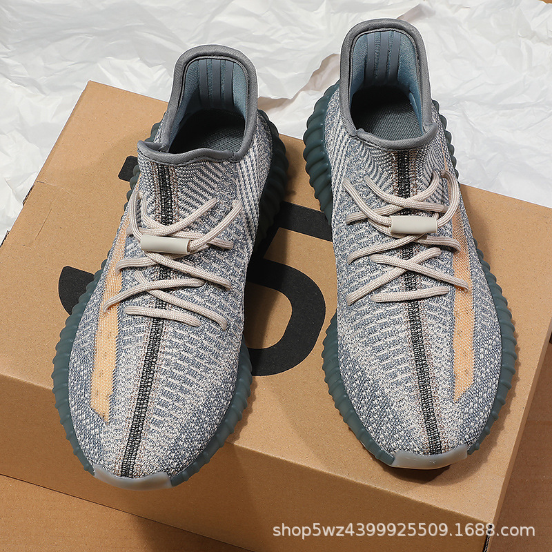Summer Popular Coconut Shoes 350 Men's and Women's Chewing Gum Really Popular Sports Shoes Fashionable Soft-Soled Shoes Casual Shoes Putian Shoes