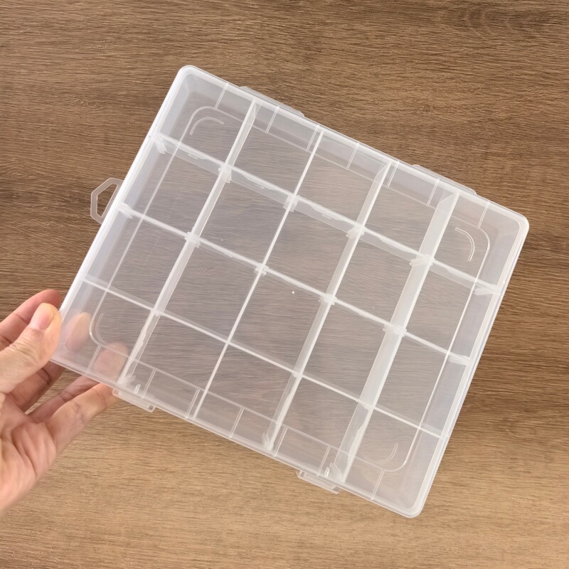 20-Compartment Detachable Plastic Box Gsc Face Shell Storage Box Doll Clothes and Shoes Organizing Tool Accessories Product Packaging Box