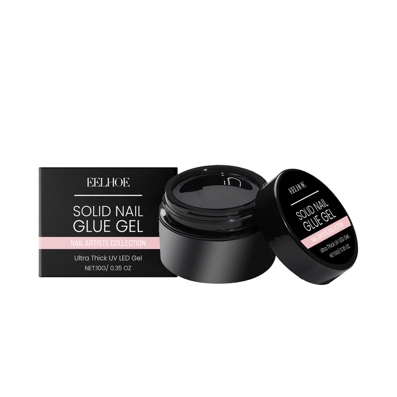 Eelhoe Nail Solid Glue Nail Art Glue Easy to Use Portable Soft Stable Long-Lasting Nail Salon Solid Nail Glue