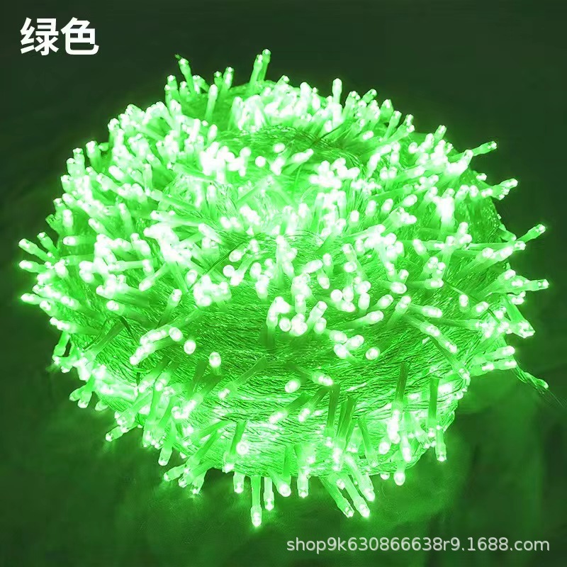 Solar al aire libre impermeable lámpara LED estrella pequeña lámpara de color lámpara de lámpara parpadeo lámpara de lámpara de lámpara