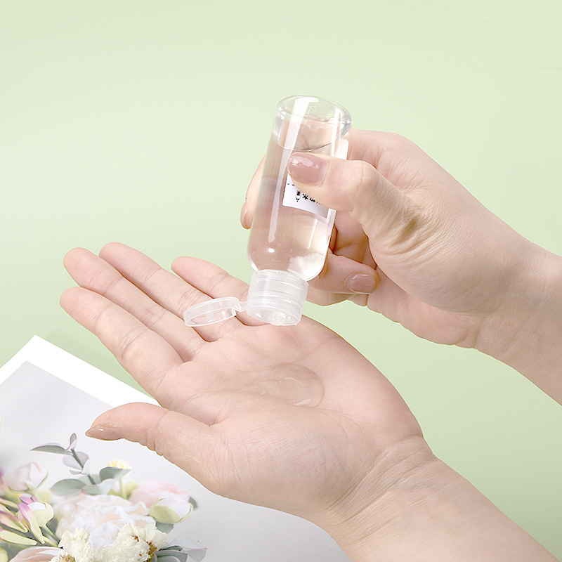Exprimir botella hidratante botella de spray loción cosméticos viajes sub-botella pequeño estilo botella vacía botella de plástico transparente Flip