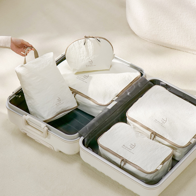旅行收纳袋行李箱分装袋衣物便携式旅游套装整理包内衣内裤收纳包