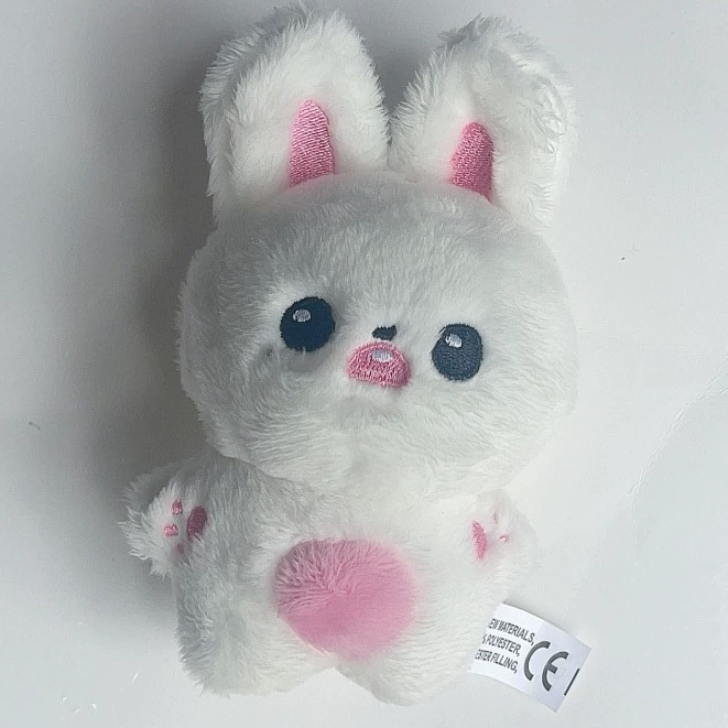 Кроличья фигурка WONYOUNG Zhang Yuanying BunnyNYONG, сидящий, чтобы помочь вам выиграть станцию, выиграть брелок-домик-кукла