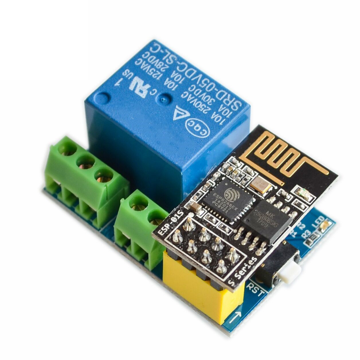 ESP8266 ESP-01S Relay模块 继电器 WIFI 智能插座 加多ESP-01S