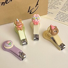 卡通可爱指甲剪单个装创意便携折叠指甲刀学生家用迷你小号指甲钳