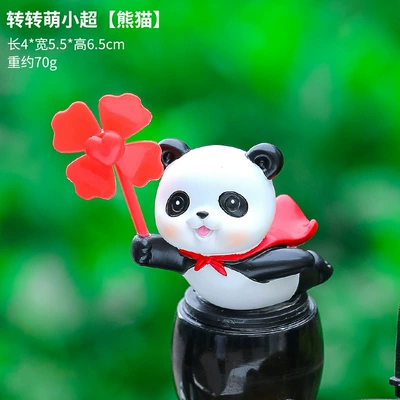 Car ornaments – car decoration - cute-little-super-panda-sticky-style
