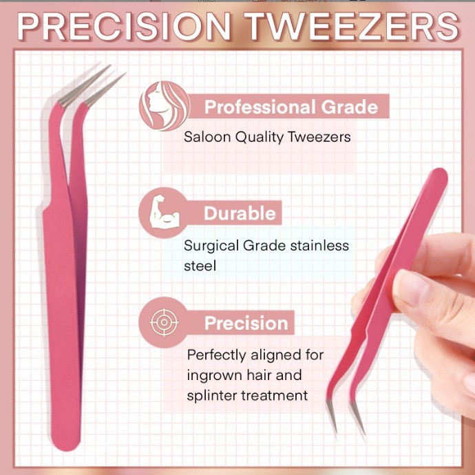 인조 속눈썹용 특수 금 깃털 핀셋