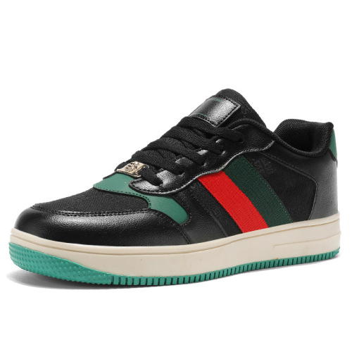 Classic Striped Canvas Slip-On AGMens Shoes for Men and Women, Versatile Sports Shoes for All Seasons
