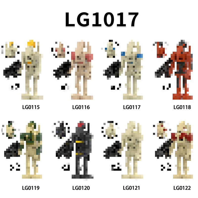 Game and Movie Series LG1017 Assembled Building Block Figures Foreign Trade Bagged Children's Toys Wholesale 0115-0122 Game and Movie Series LG1017 Assembled Building Block Figures Foreign Trade Bagged Children's Toys Wholesale 0115-0122