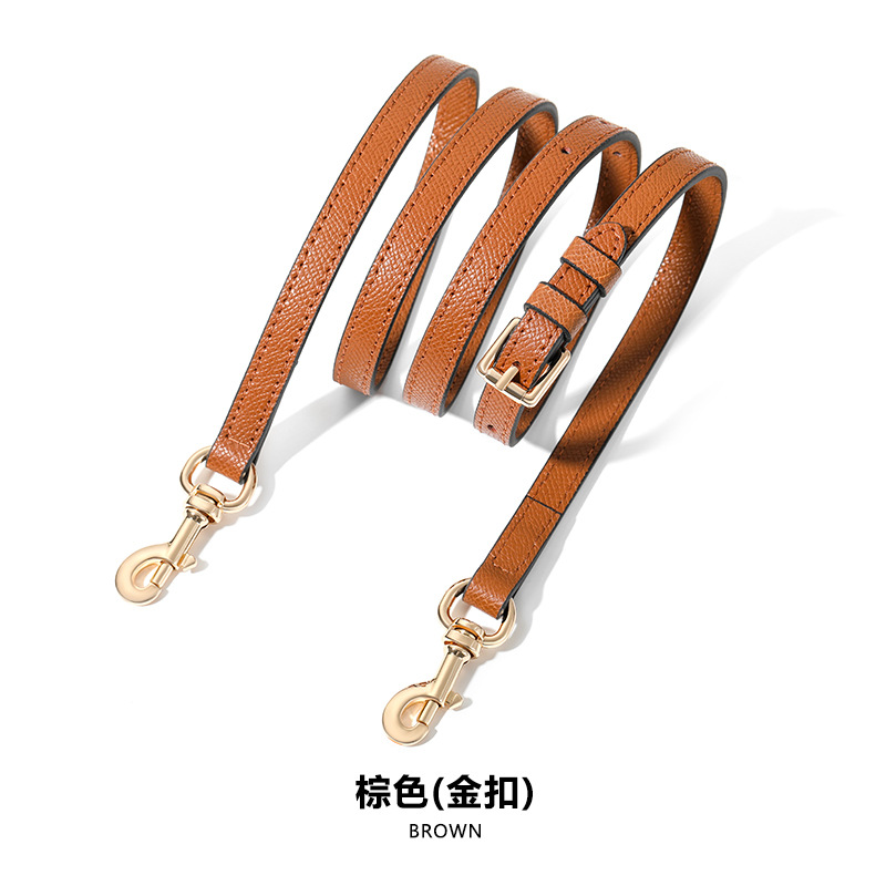 A- 82 brown palm print 1.2cm *(110cm-130cm) wine god gold buckle