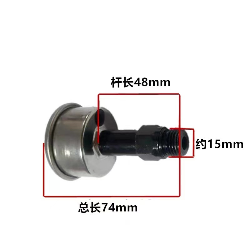 Ultra-Alta Presión lavadora cabeza de la bomba manómetro universal 250 400kg resistente a los golpes antisísmico manómetro