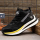 Fashion Casual Work Shoes Men's Super Fiber Steel Anti-Smash Anti-Slip Construction Site Labor Protection Shoes Men's Casual Shoes