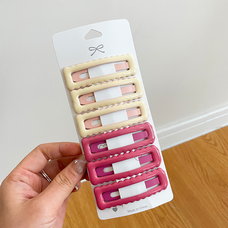 Pinza bb de color dopamina para niños cabello roto estrella de cinco puntas horquilla para niñas que no lastima el cabello, pinza para el cabello con flequillo para bebés, accesorios para el cabello lindos