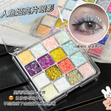 卡佩尔十六色/二十五色眼影盘 珠光爆闪亮晶晶cos演出妆人鱼亮片