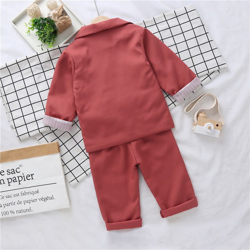 Conjunto de menina com camisola de manga comprida e calças coreano_voghion.com