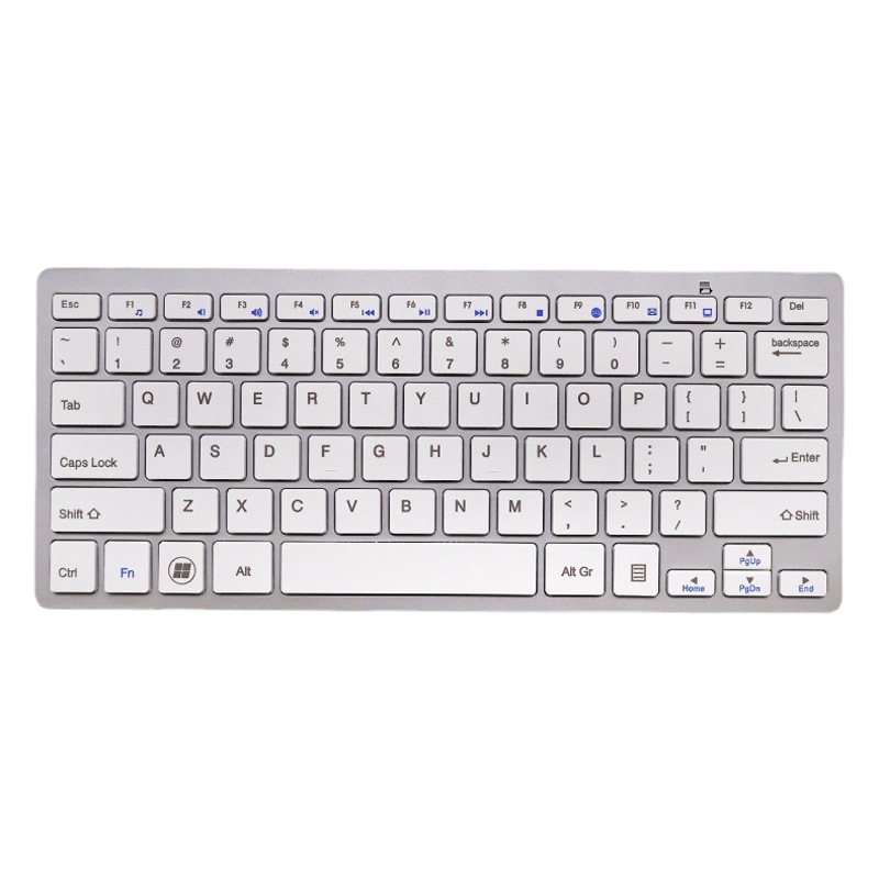Juego de teclado y mouse inalámbricos, batería seca portátil y silenciosa de 87 teclas con teclado pequeño, juego de teclado y mouse Bluetooth de oficina