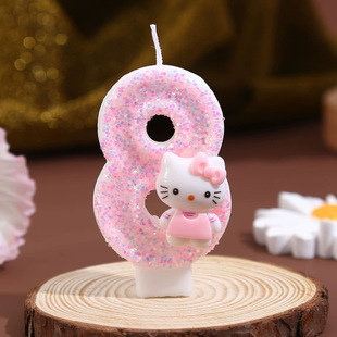 Cake Digital Candle Plug-In Decoration Children's Baby Creative Party Birthday Cake Decoration Candle
