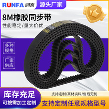 橡胶聚氨酯同步带厂家批发多种型号圆弧齿传动带聚氨酯同步带家有