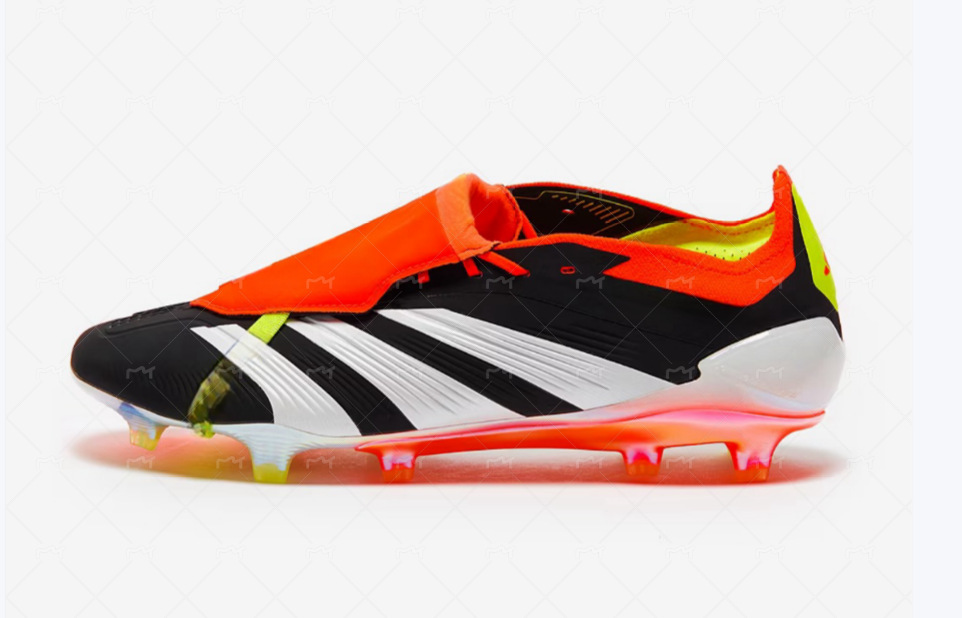 Zapatos de fútbol FG de caña alta, muy vendidos en el extranjero, completamente tejidos con cordones, un par disponible para la venta, buscamos agentes.