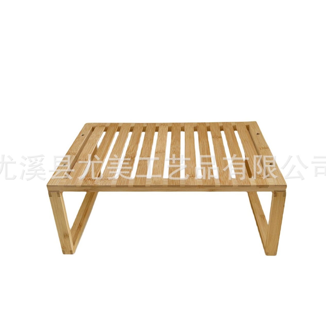 Zapatero de una capa de bambú simple puerta pequeña hogar económico Almacenamiento de bambú estante de dormitorio a prueba de polvo fabricante