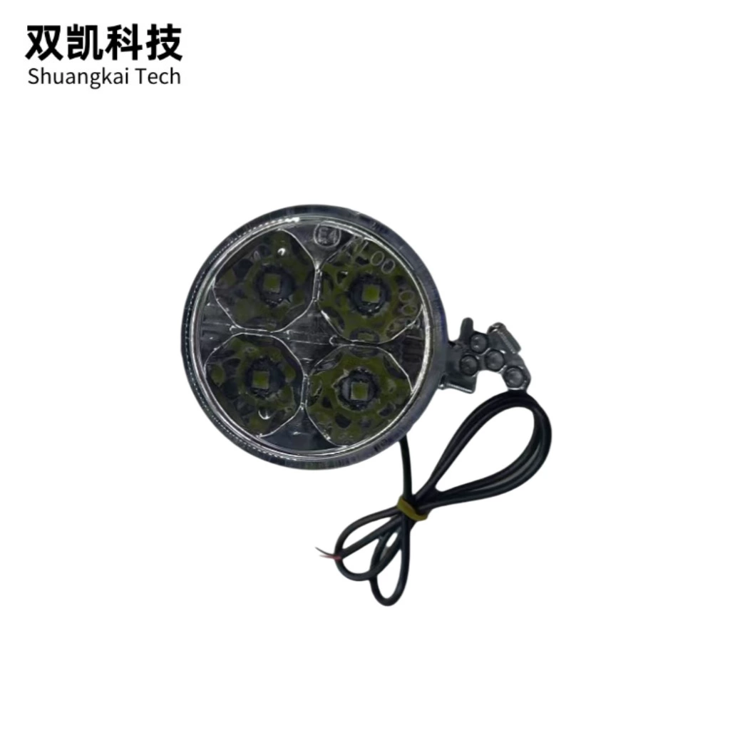 Автомобильные круглые 4LED дневные огни Автомобильные светодиодные противотуманные фары Дневные ходовые огни