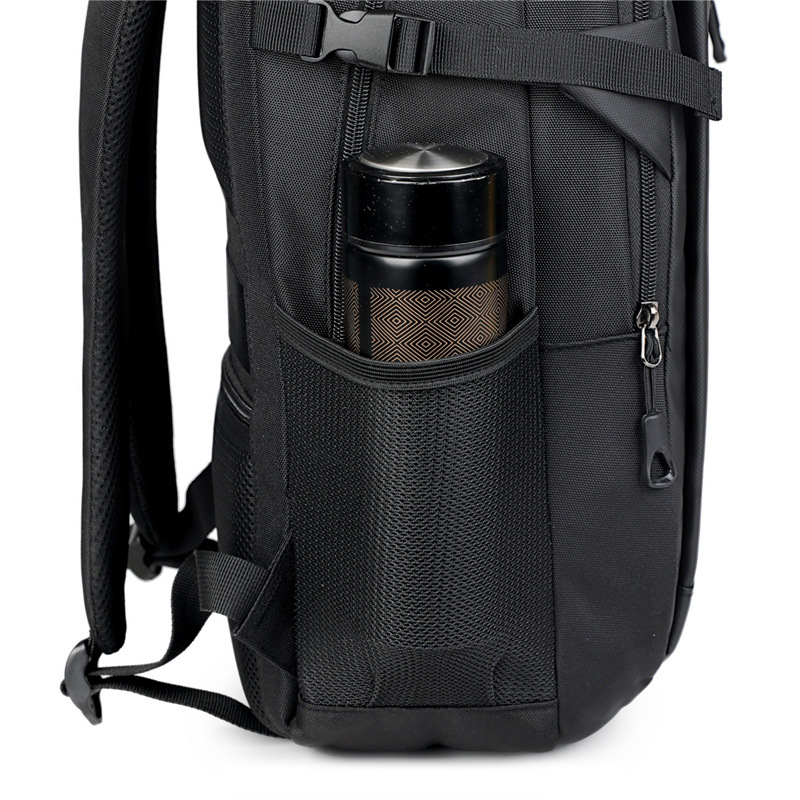 Mochila transfronteriza Bolso para computadora portátil de negocios para hombres Bolso de viaje de negocios de gran capacidad Mochila escolar con logotipo de impresión