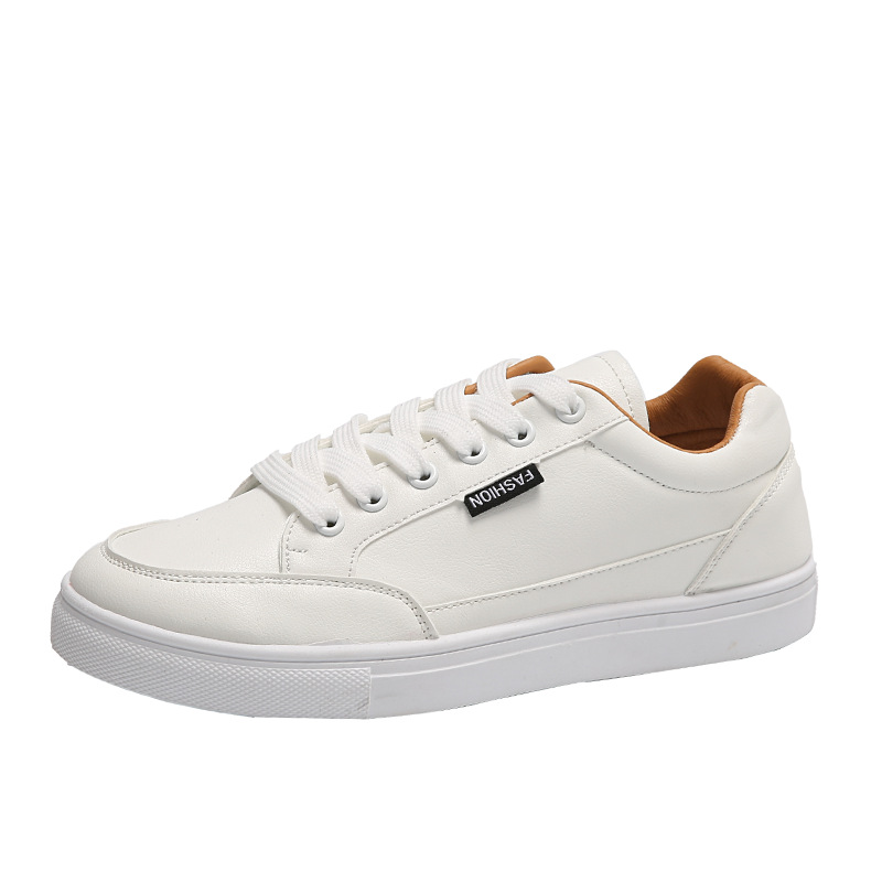 Fashionable white sneakers
