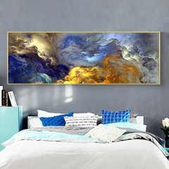 Single Abstract Cloud Sail Canvas Painting High Definition Home Hotel Inn Restaurant Simple Decorative Art Background Wall Bedside Hanging Picture