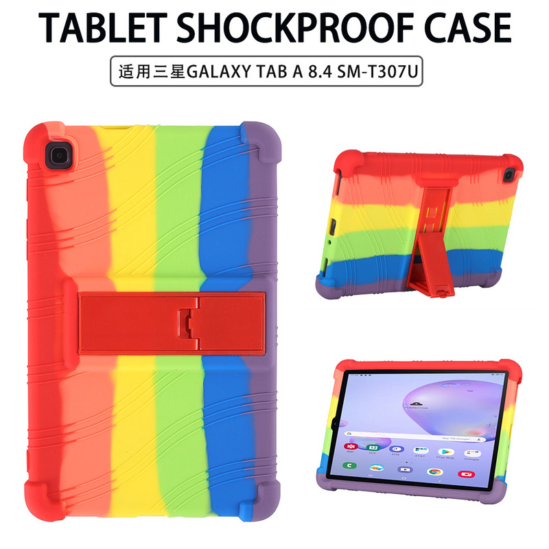 For Samsung Galaxy Tab A 8.4 inch SM-T307U Tablet PC Protective Case Drop-resistant Soft Rubber Jacket