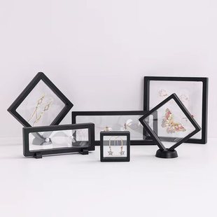 PE film transparent suspension box display stand text play bracelet badge nail art ring jewelry storage box packaging