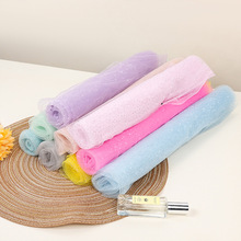 美国网印银点点网纱中硬服装舞台服配料棉纶伴手礼包装面料现货