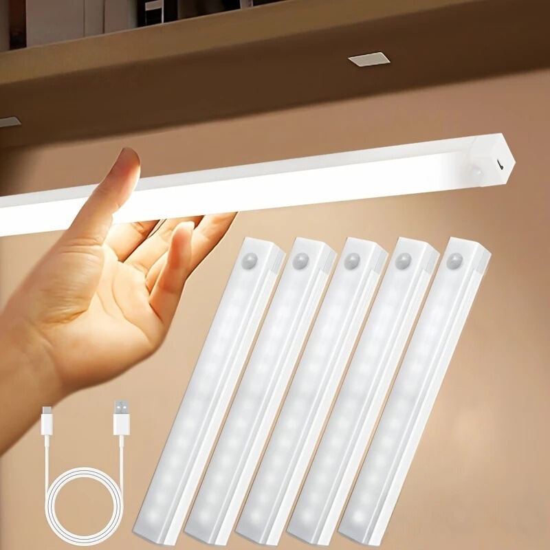 Multiple Sports Infrared Human Body Sensor Cabinet Lights Wireless Charging Magnetic Wardrobe Kitchen Stair Sensor Lights
