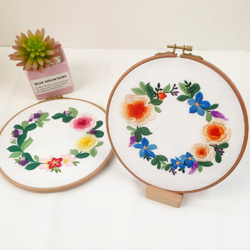 Kit de Bordado con Cinta de Algodón y Lino Tridimensional para Estudio