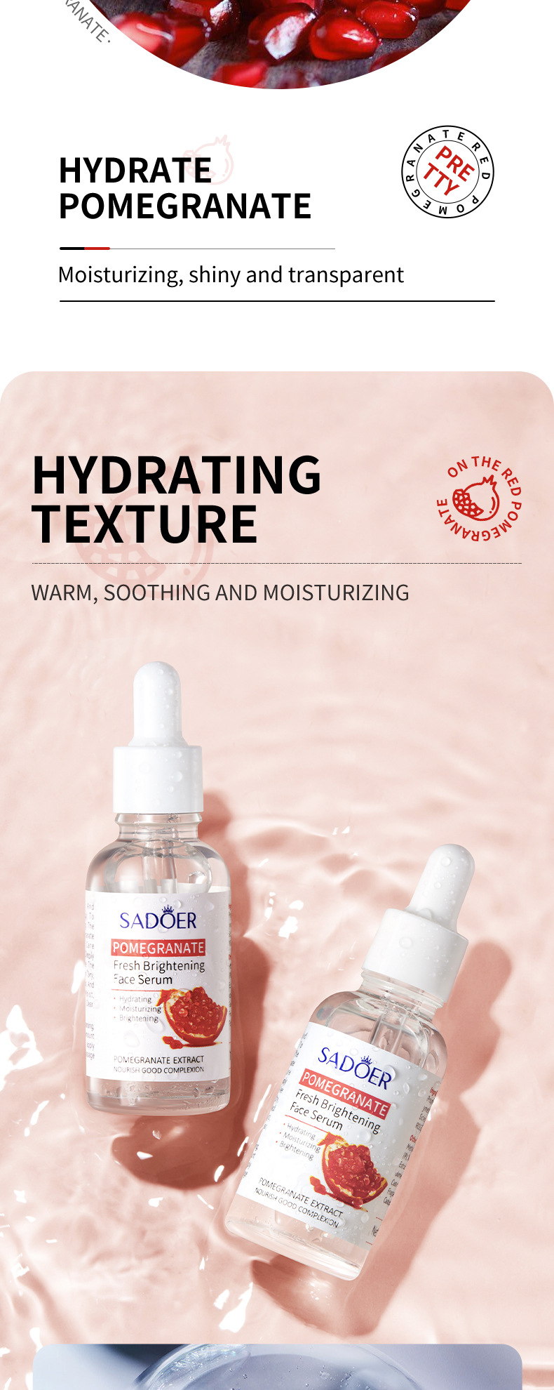 originale All British liquido SADOER melograno fresco e bella essenza per la pelle che idrata e restringe i pori_voghion.com