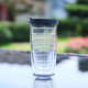 Customized thread liner advertising gift Cup coffee cup plastic water cup straw Cup double-layer transparent car Cup