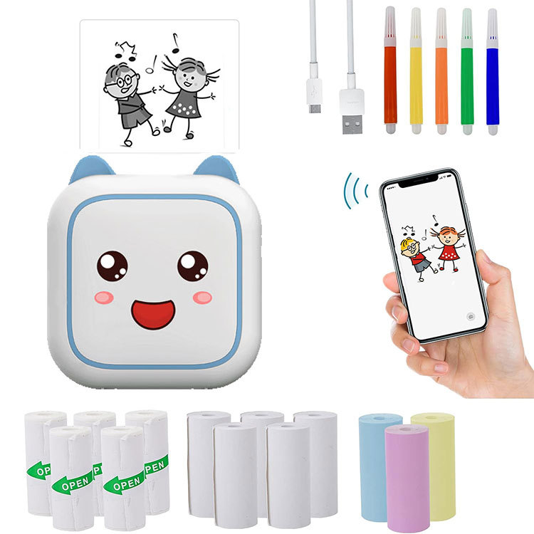 Impresora Térmica Portátil Sin Tinta Conexión por App image 1