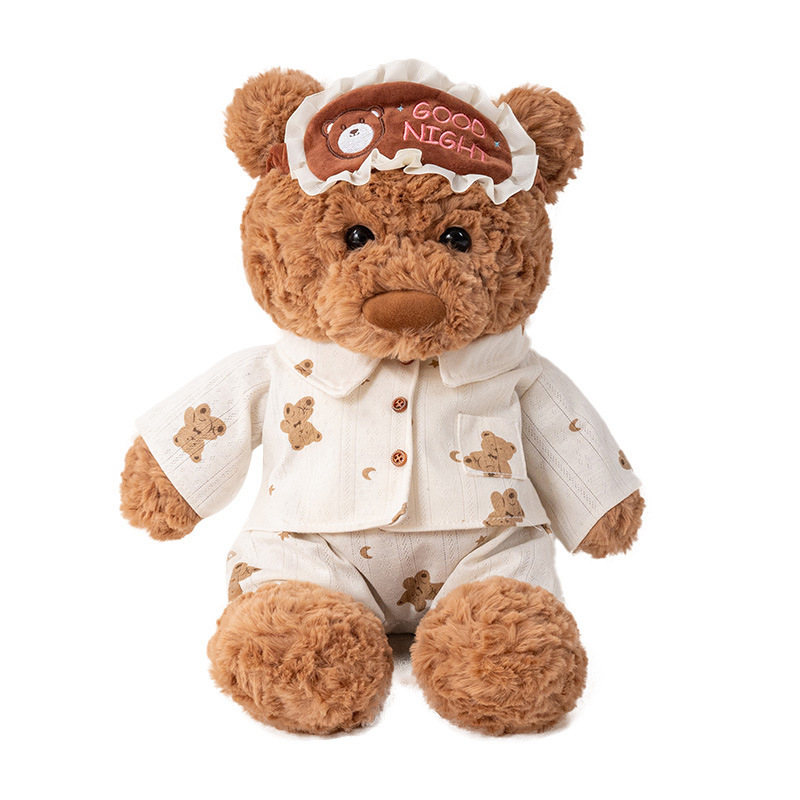 Pijamas lindos osos juguetes de peluche Lyle osos Teddy Bear regalo de Navidad osos muñecas regalo de cumpleaños para niños