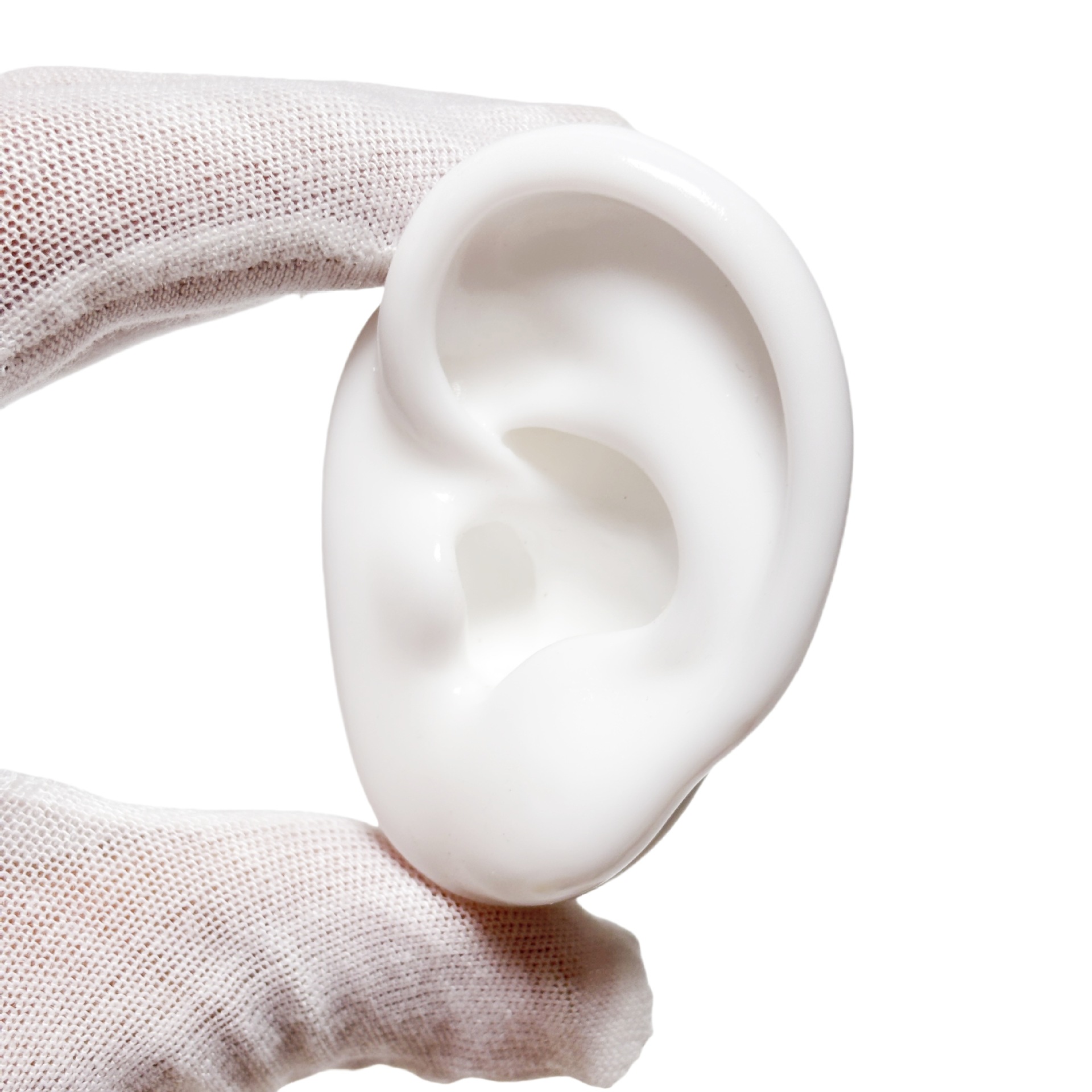 auriculares de silicona modelo de canal auditivo auricular auriculares audífonos auriculares perforación auriculares estante de exhibición joyas pendientes