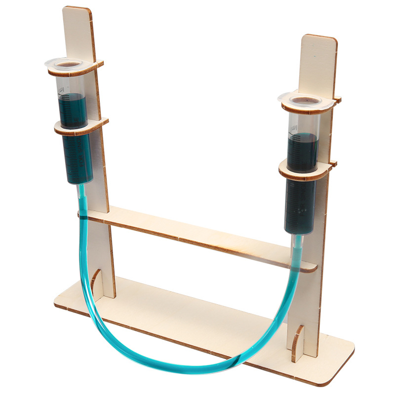 Ciencia y tecnología infantil pequeño nivel de producción interesante rompecabezas pequeño invento hecho a mano DIY ciencia experimento material de juguete de enseñanza