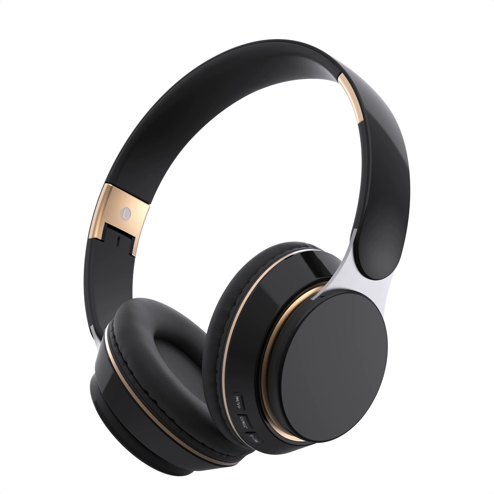 Cross-border headset bluetooth headset subwoofer stereo retractable folding card wireless headset source factory