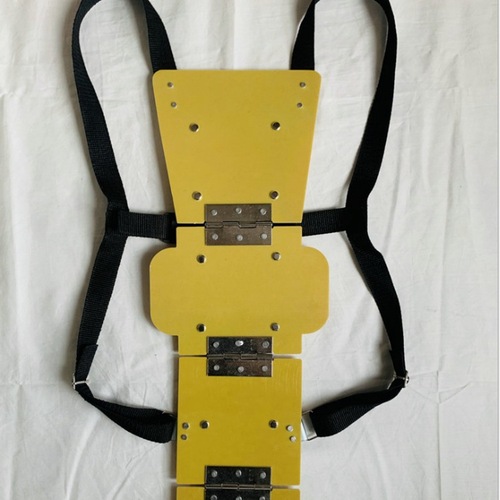 Mining anti-impact safety vest, back plate, universal back support, spinal protection fabric, industrial protective equipment