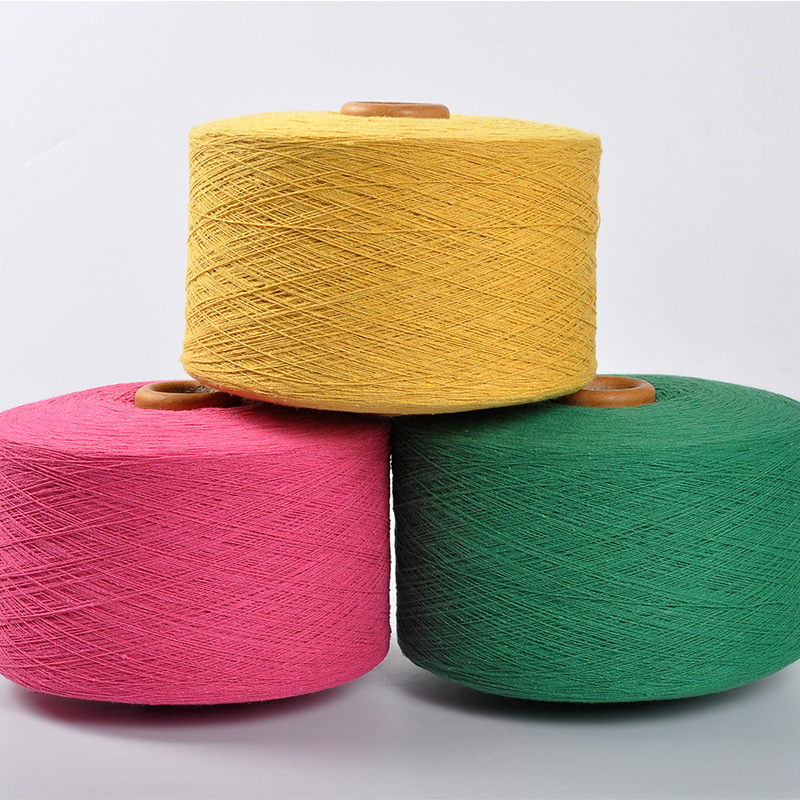 外贸7支8支9支10支12支再生棉纱专业生产工厂环保棉纱