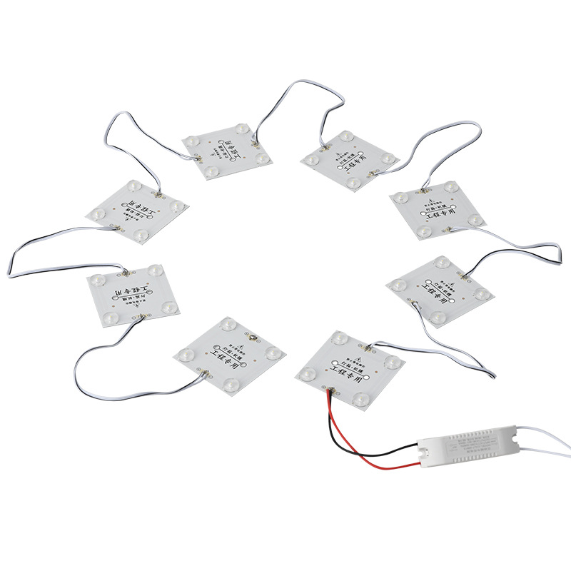 Led Reflection Block Chain Light Strip High Brightness Soft Film Ceiling Light Box Backlight Source 220V Module Hard Light Strip Light Strip