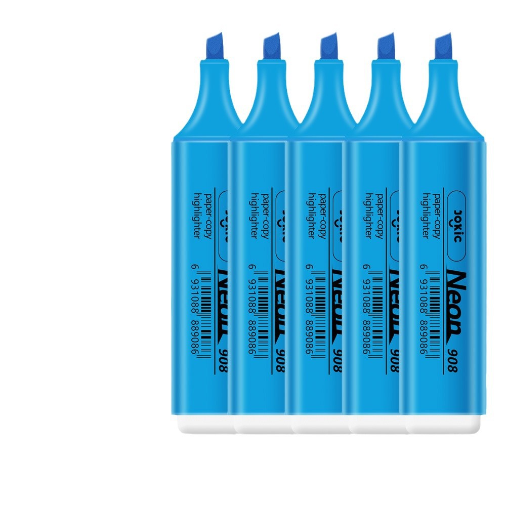 Amazon caliente pen de resaltador pen luminoso de color estudiantes pen de resaltador pen de marca fluorescente de gran capacidad pen