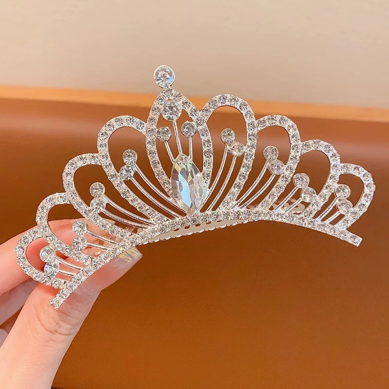 tiara crown accessory for bride — elegant princess headpiece, wedding & birthday gift, 0.03 kg