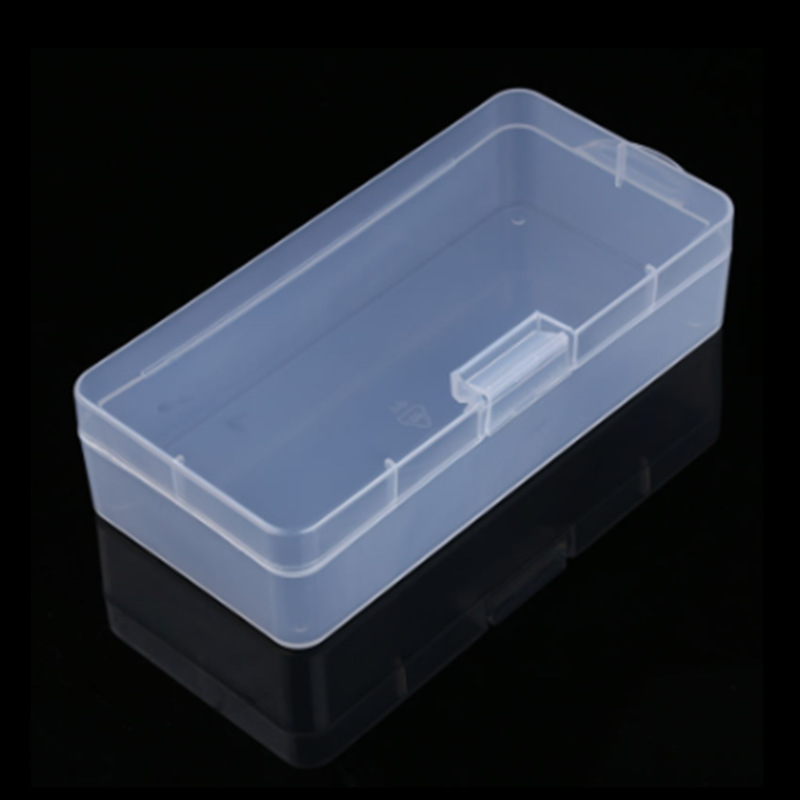 透明小盒子长方形pp塑料元件盒电子零件盒小物收纳盒工具包装盒